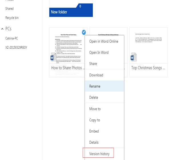OneDrive経由で紛失した電話からデータを回復する方法