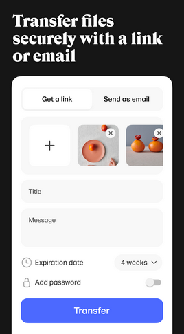 wetransferのようなSnapdropの代替